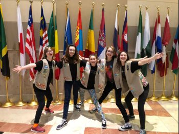 Girl scouts work on a tobacco prevention project in Colorado. Learn more about tobacco prevention.