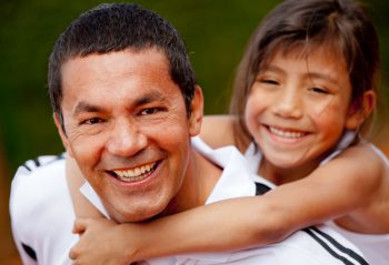 Dad and daughter. Learn more about quitting tobacco.