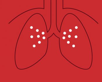 Graphic of a lung, showing how vape impacts the brain. Learn more about vaping and the effects.