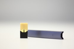 A JUUL vaping device. Learn more about vaping and the risks.