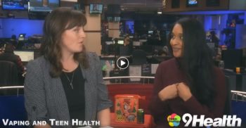 A Denver Health medical specialist is interviewed on 9 News about vaping and teen health. Learn more about vaping and tobacco use in Colorado.