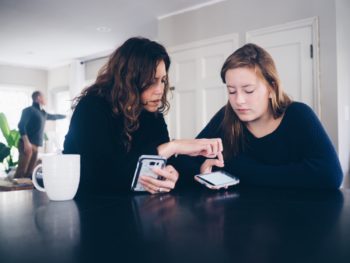 A mother and daughter have a serious conversation. Learn more about vaping and tobacco use in Colorado.