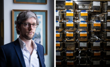 Scientists for JUUL vaping products are shown beside testing materials. Learn more about vaping and tobacco use in Colorado.