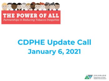 Jan 6 2021 STEPP Update Call